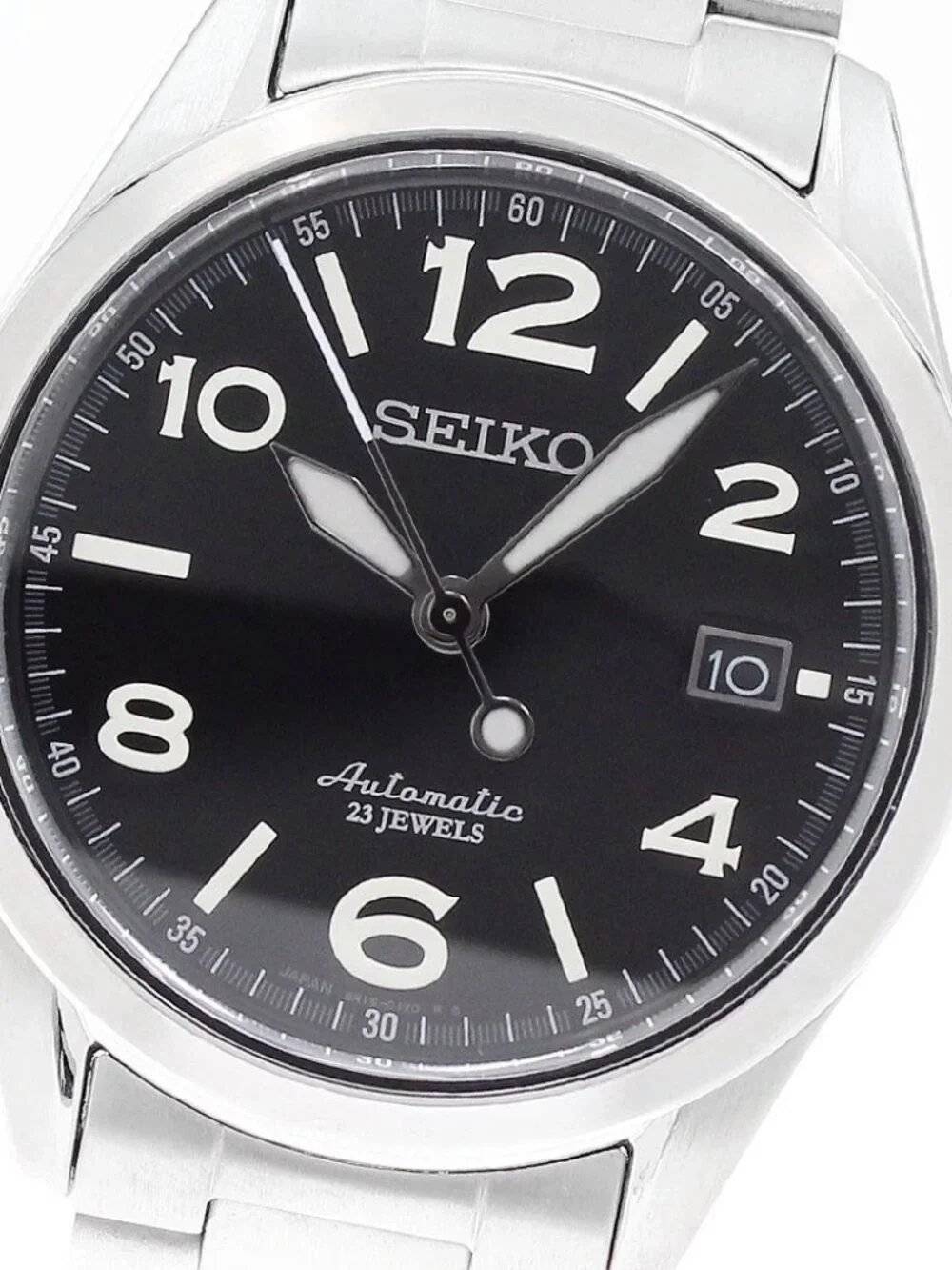 SEIKO mechanical SARG009/6R15-02R0 Date Black Dial Automatic Men's Watch